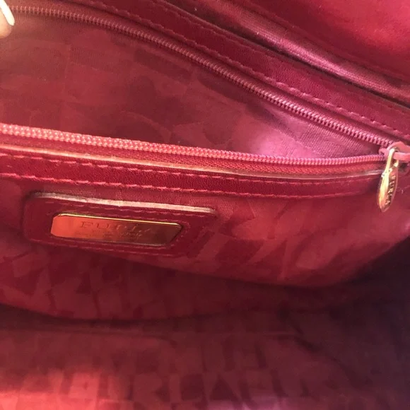 FURLA Shopper Handbag,Gorgeous Cherry Red, Dust bag, PRICE REDUCED! - Picture 2 of 10